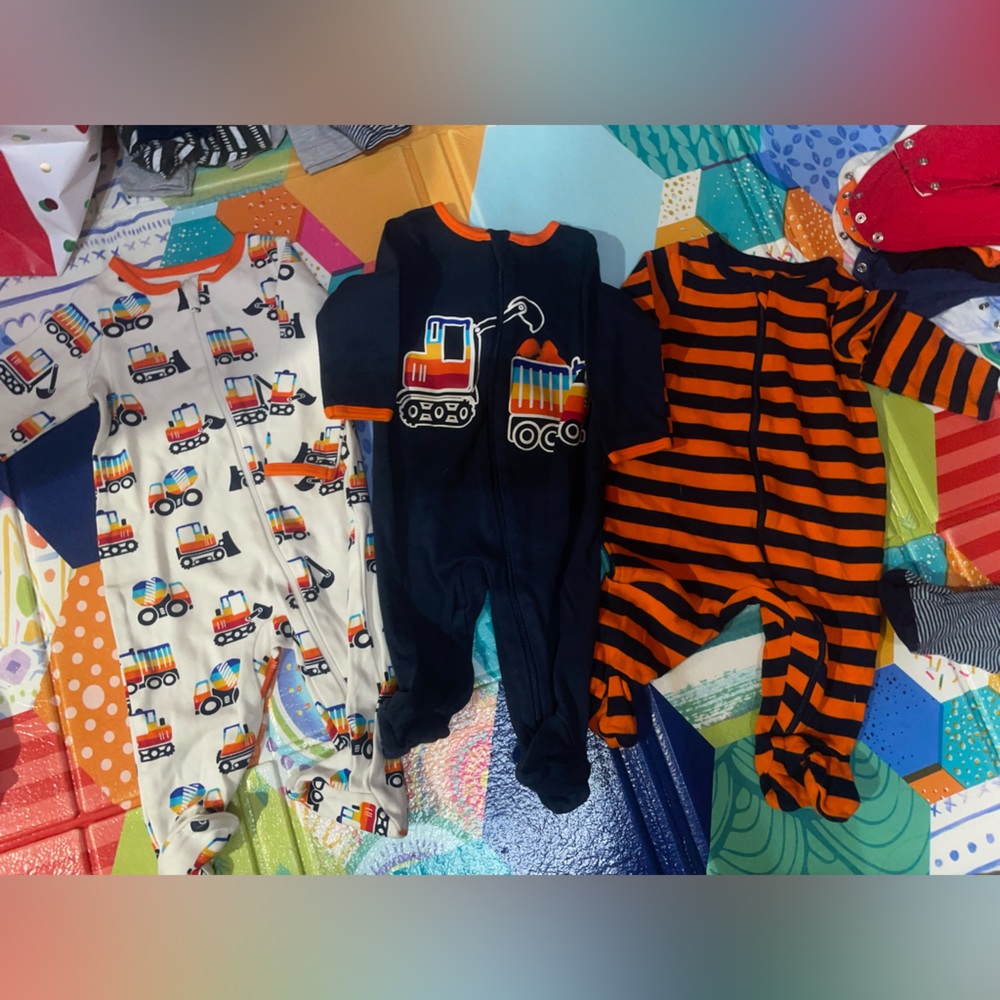 (3) 3-6 months boys onesie